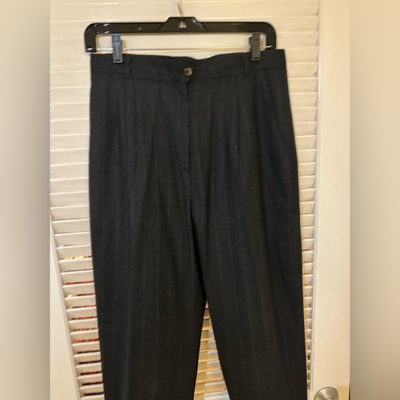 Classic Charcoal Pinstripe Blazer and Trousers - Picture 4 of 7